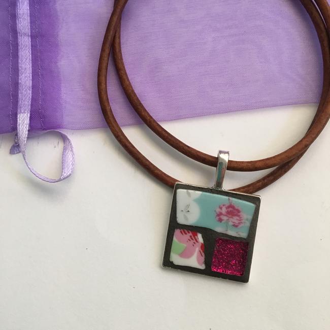 Square Mosaic Pendant