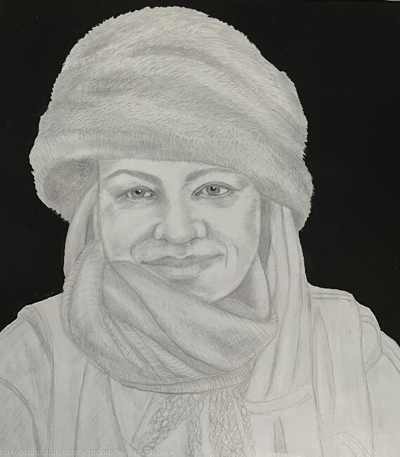 “Fur Hat”by Margot Stinton
