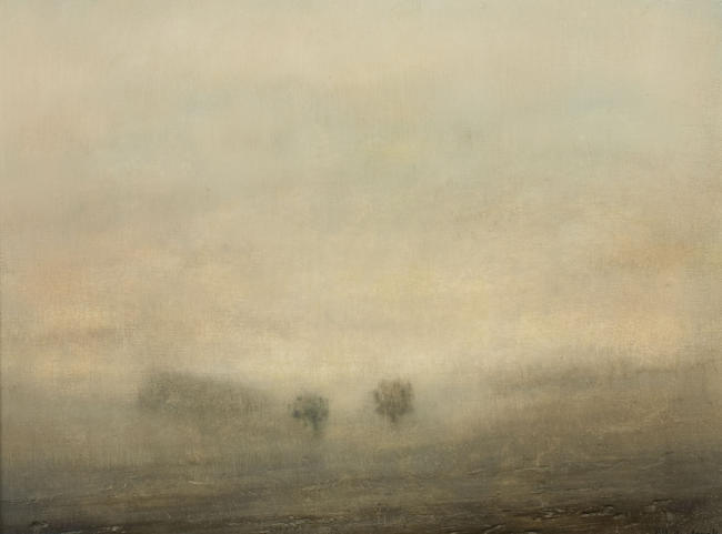 Singular Landscape | Oil on Paper