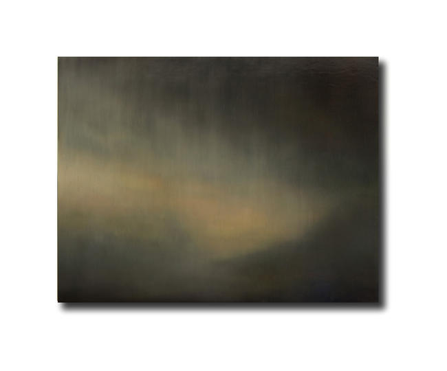 Evening Shore Line Embers | Oil on Panel