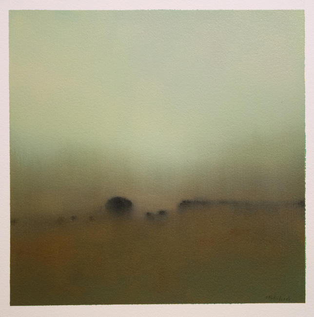 Caressed By Its Light | Oil on Paper