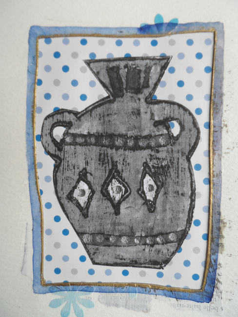 Monoprint urn