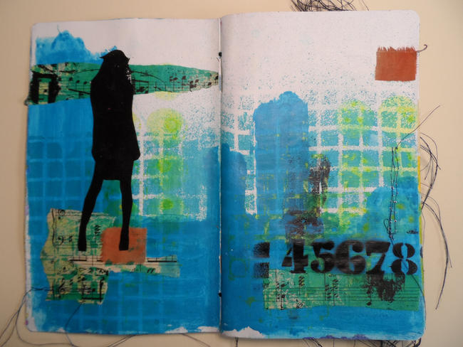 Art journal page 1