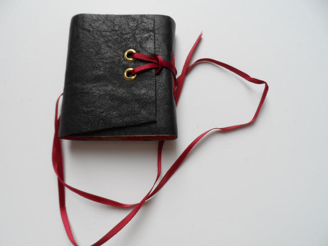 Leather cover book