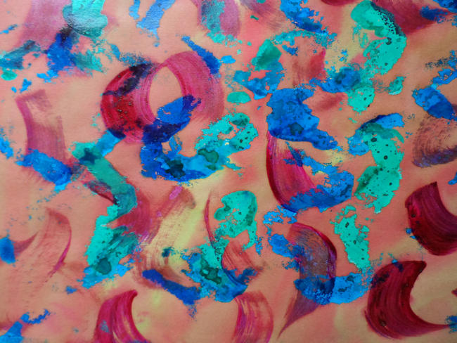 Painted paper
