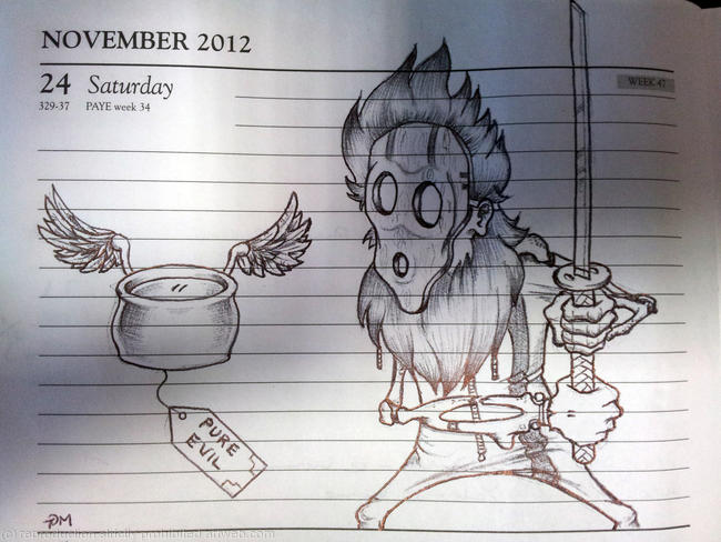 You're going down pork pie of pure evil
