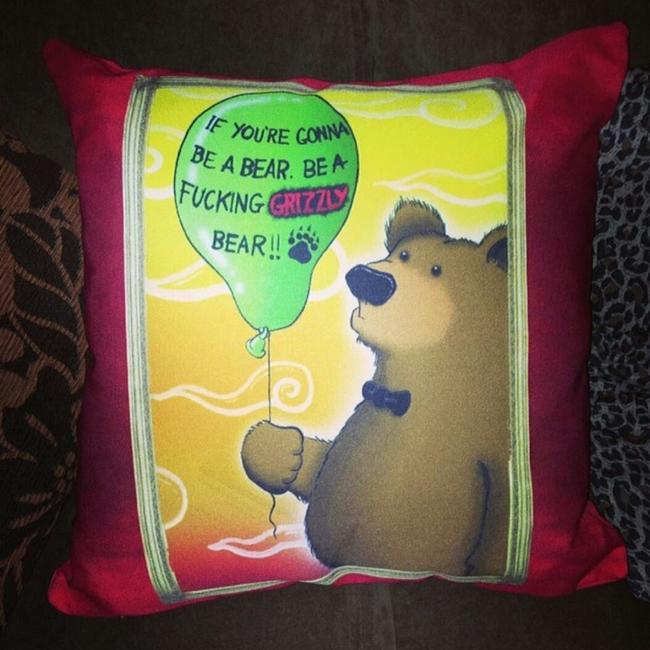 Grizzly Bear cushion