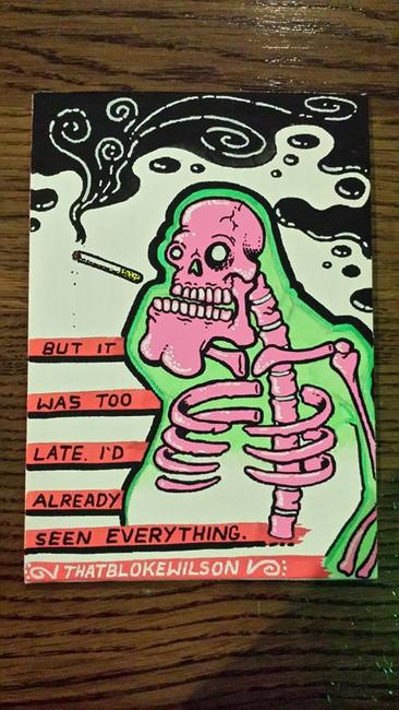 But it was too late, I'd seen everything