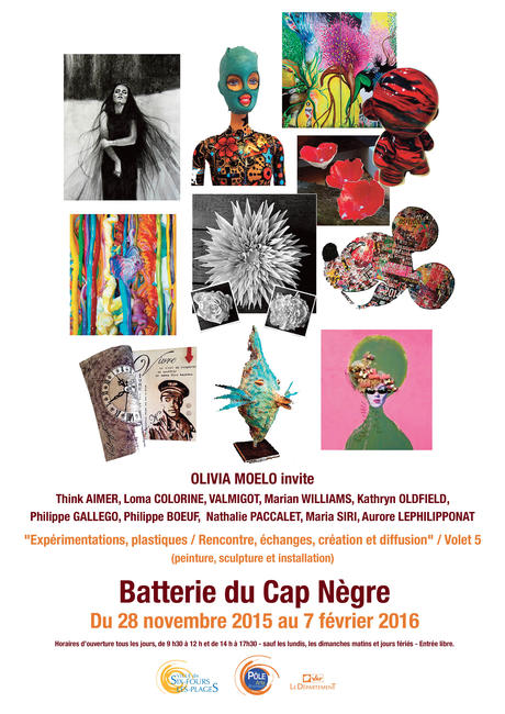 Exposition collective Batterie du Cap Nègre Six Fours
