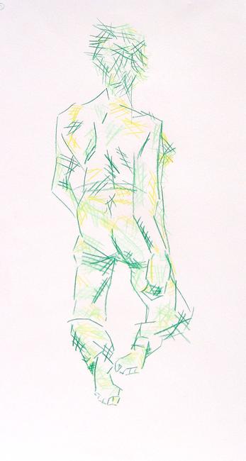 Green Lady Kneeling