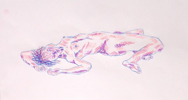 Blue Lady Unwinding