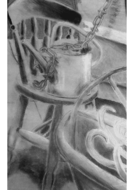 Chair in Chalk and Charcoal