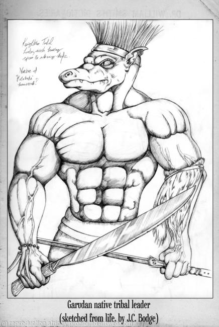 Karityldian Tribal Leader study