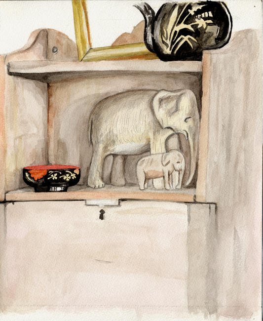 Still Life with Oriental Ornaments