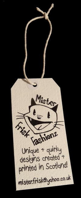 Mister Frisk Fashionz label design