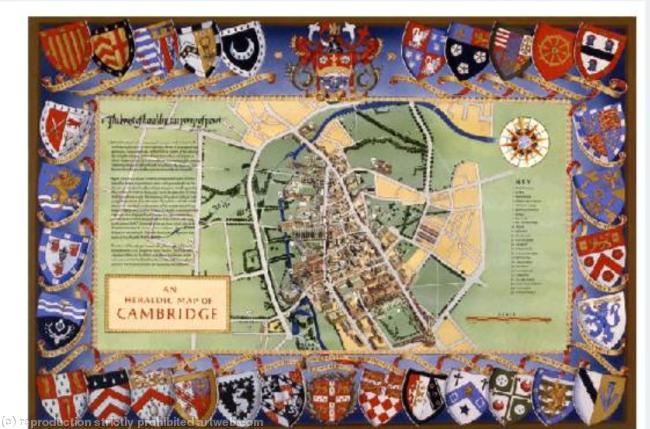 Heraldic Map of Cambridge