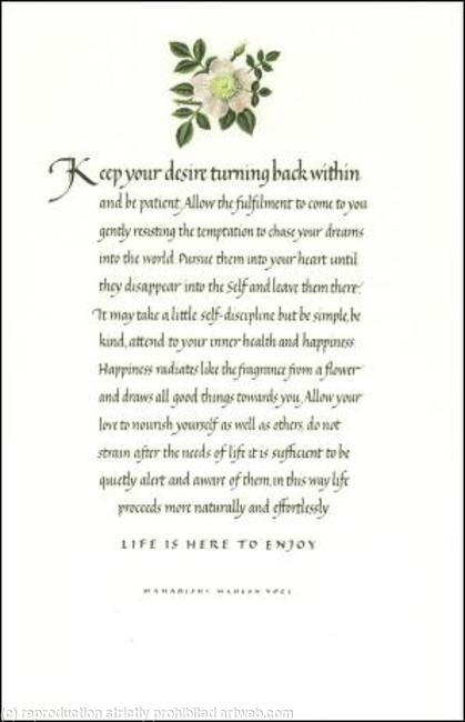 Maharishi Quote
