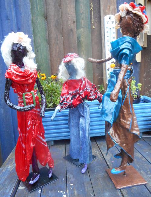 fabric statues