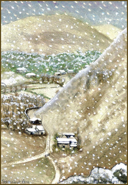Sychnant Pass in the snow