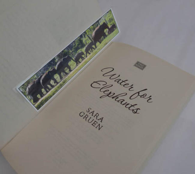 Elephant bookmark