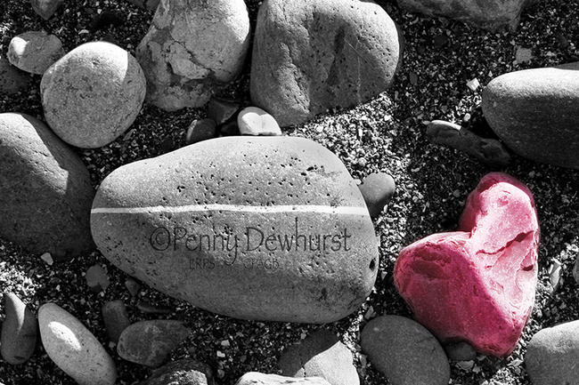 Heart Pebble
