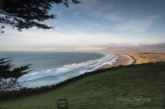 Above Harlech Beach