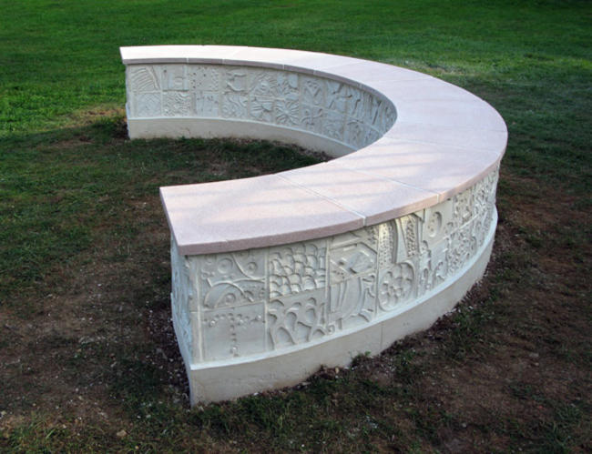 Anniversary Seat at Langrish Primary School