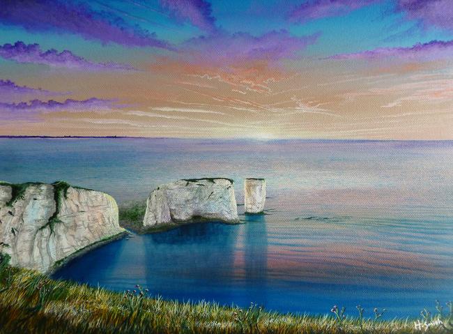 Old Harry Rocks Sunrise