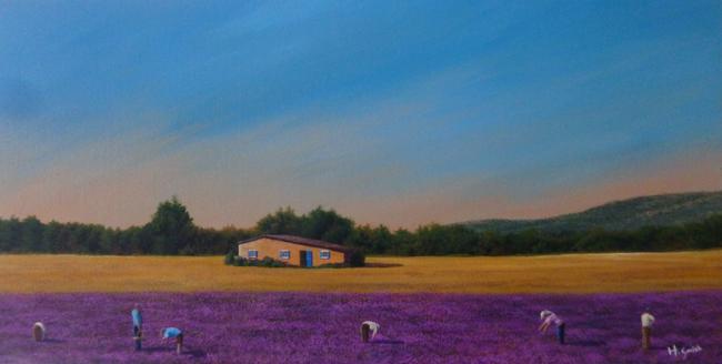Lavender pickers, Provence