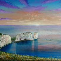 Old Harry Rocks Sunrise