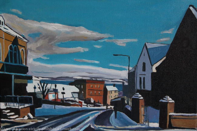 Winter Snow on Mumbles