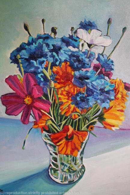 Cosmos and other Flowers