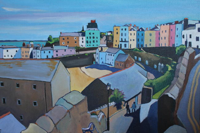 Overlooking Tenby Harbour