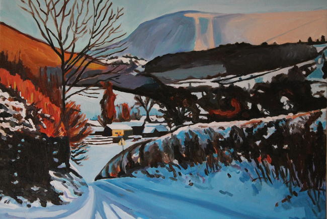 A Snow Laden Valley