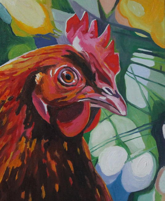 The Llanmadoc Rooster