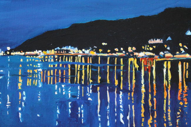 Night Time in Mumbles