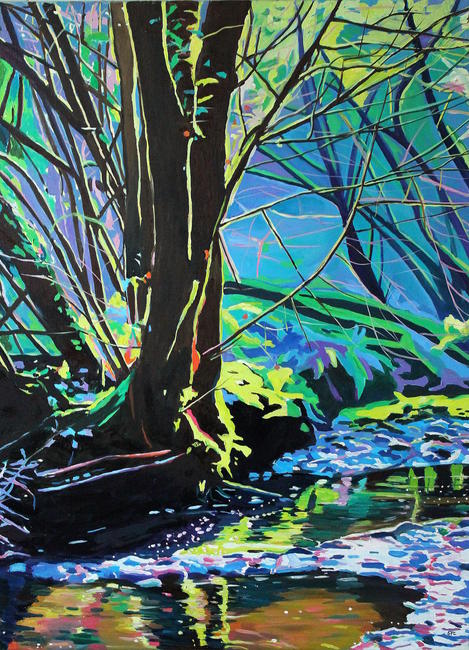 Tree on Ilston Brook