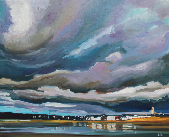 Stormy Clouds Over Swansea