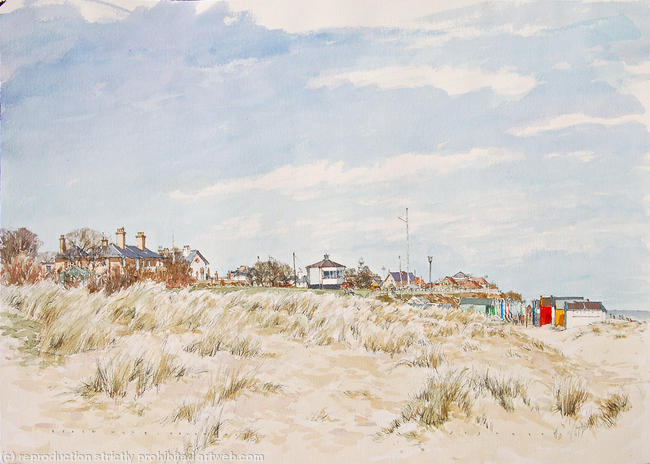 Beach huts at Southwold