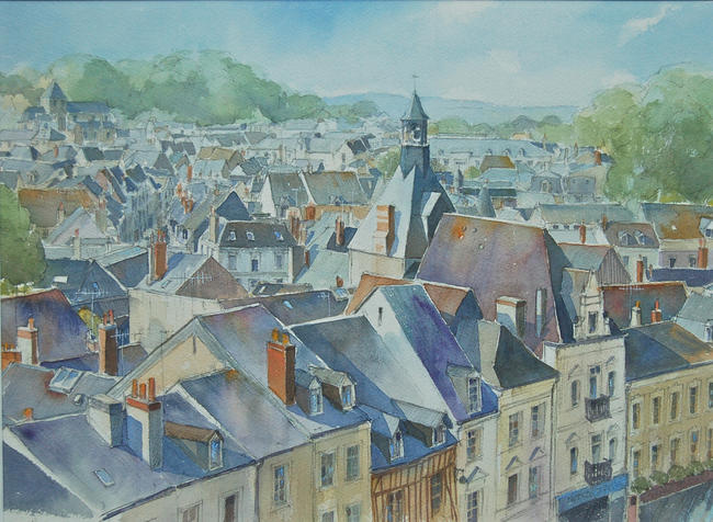 Roofs at Amboise, Loire Valley