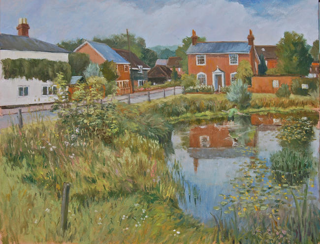 The pond at Woolmer Green
