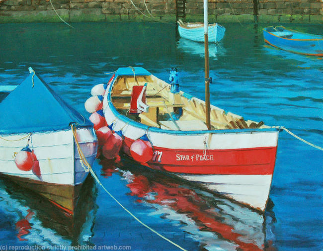 North Sea Cobles at Amble Harbour