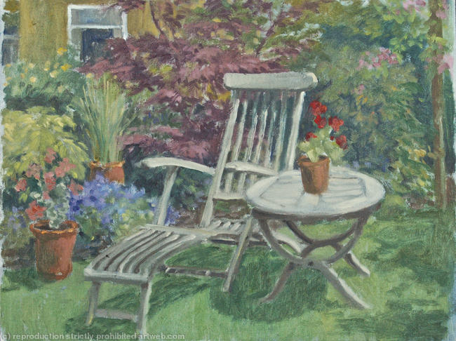 In the garden