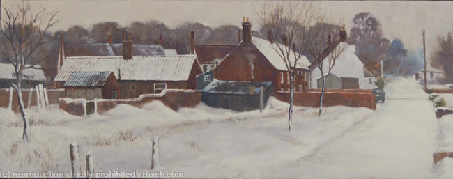 Winterton under snow