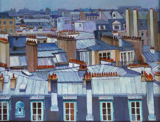 The roofs of Paris