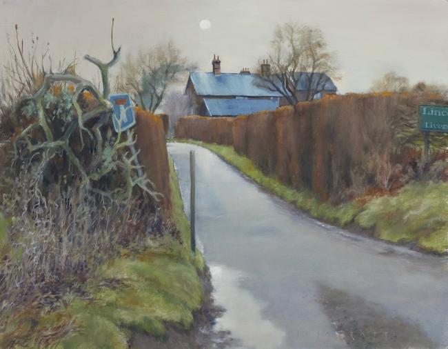 The road to Linces Farm