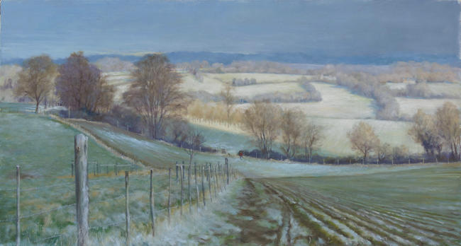 Late snow near Ayot St Lawrence