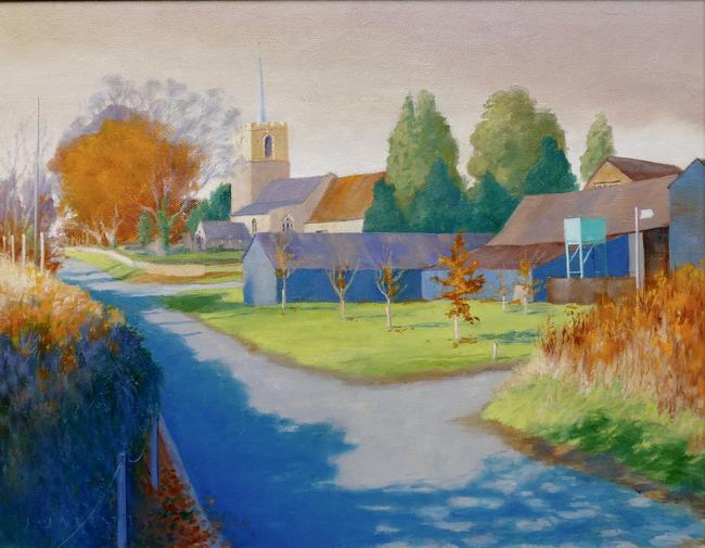 Autumn at Great Munden church.