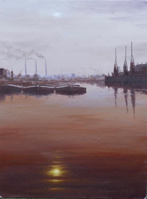 The sun once shone on the Thames.