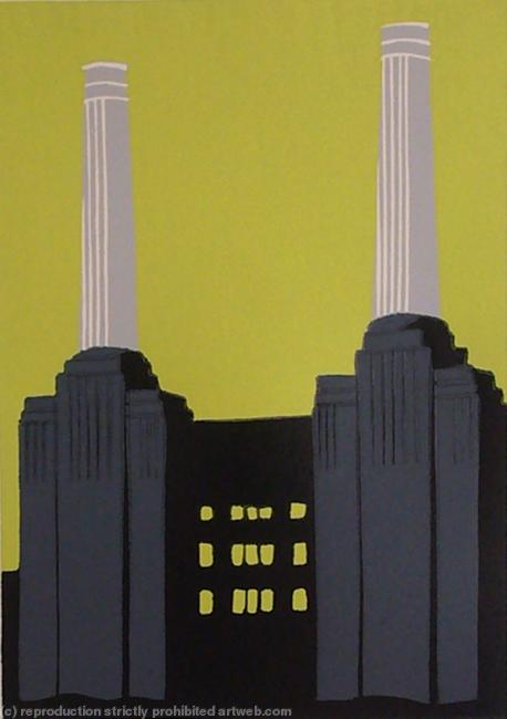 Battersea Power Station (lime)